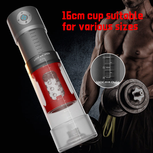 Masturbation Cup 5 Sucking & 10 Vibrating Vagina Masturbation Cup