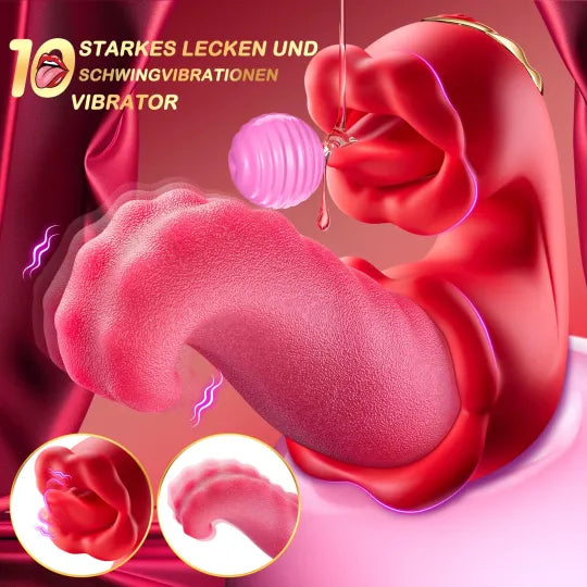 2026 Most Popular Adult Sex Toys for Women–Pleasure Tongue Vibrator Dildo