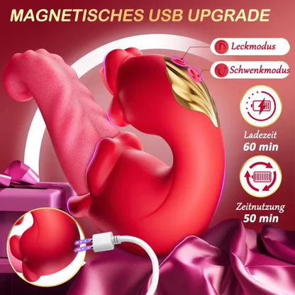 2026 Most Popular Adult Sex Toys for Women–Pleasure Tongue Vibrator Dildo