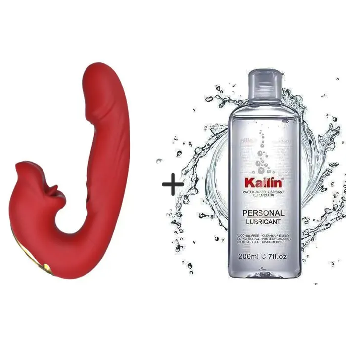 New on sale 2026 G-Spot Vibrator Female Sex Toy, featuring 7 slapping vibration modes and 5 licking/sucking modes.