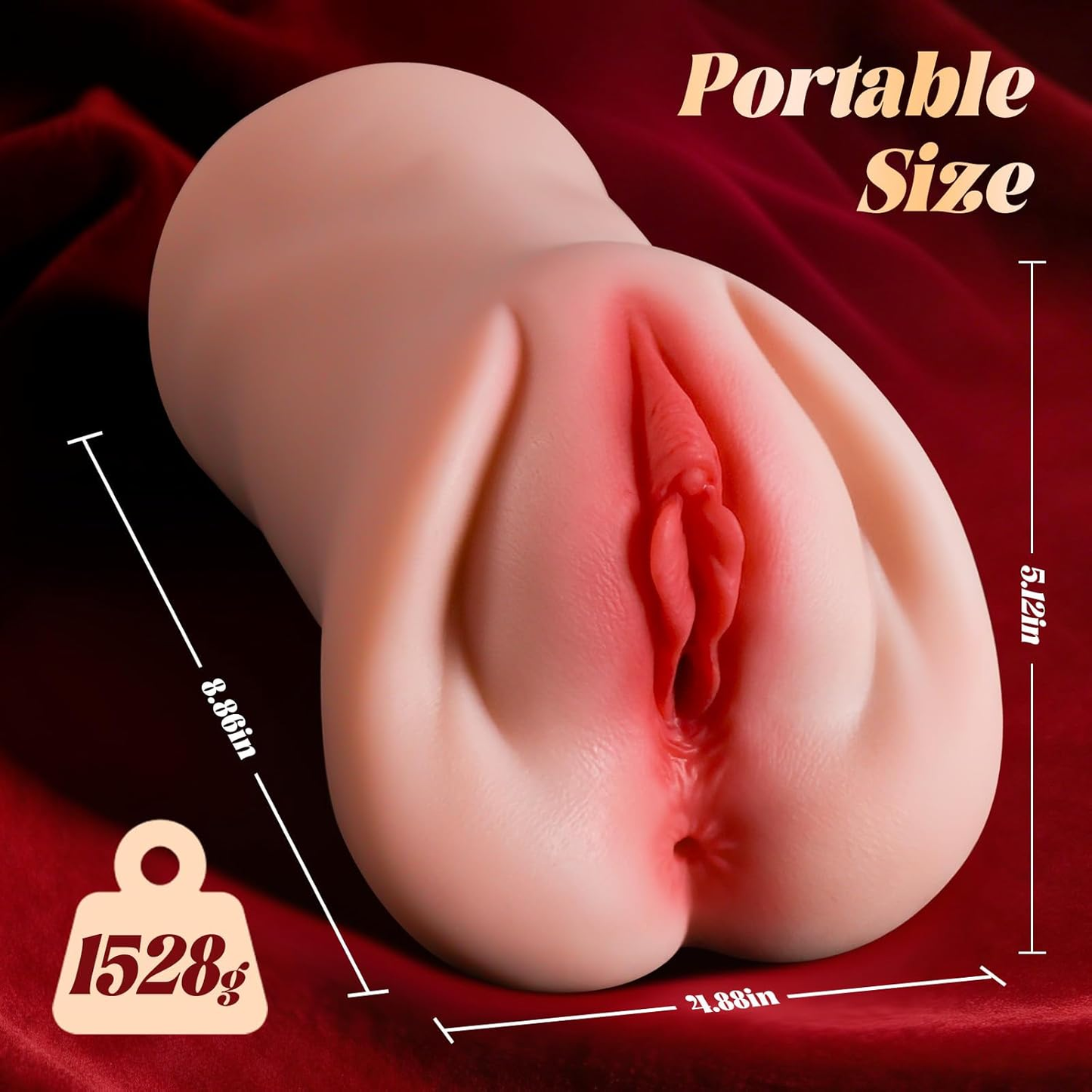 Lust 3-in-1 Vibrating Pocket Pussy – 10 Suction + 10 Vibration Modes, Realistic Vagina, Tight Anal & Blowjob Stroker for Men
