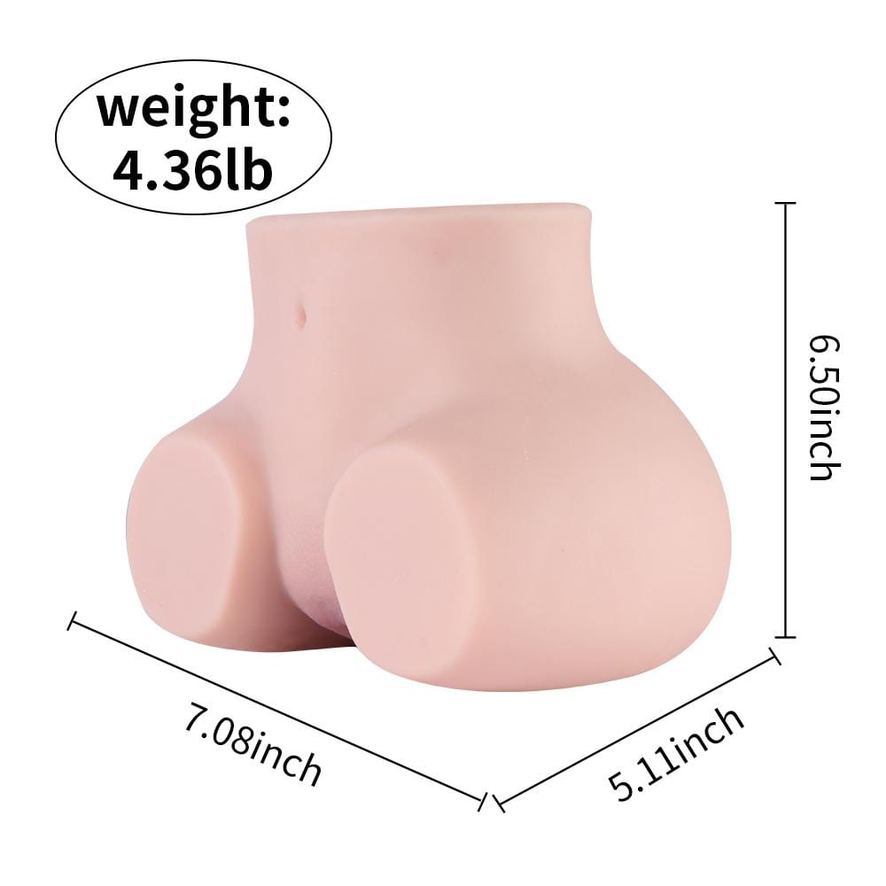 7.08'' Dual Holes Charming Chubby Buttock