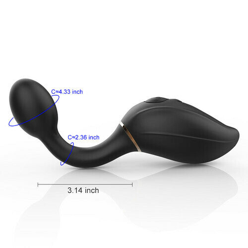 Buyging YUANSE 7 Frequencies Inflatable Expansion Vagina Anal Vibrator