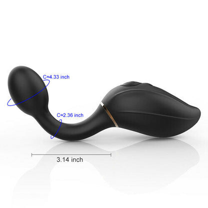 Buyging YUANSE 7 Frequencies Inflatable Expansion Vagina Anal Vibrator
