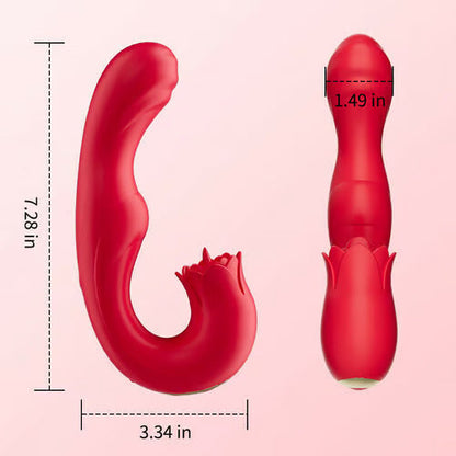 Sexoralab Tina Rotating Head G-spot Vibrator & Clit Licker