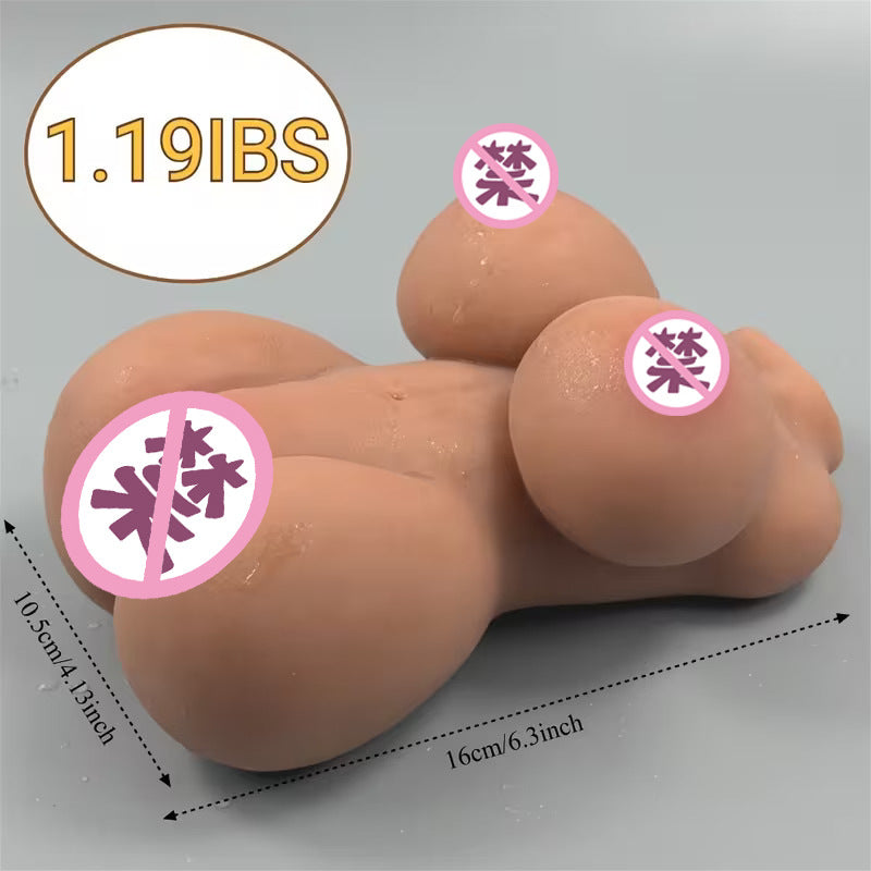 SEX DOLLS 3-in-1 Vibrating Pocket Pussy – 10 Suction + 10 Vibration Modes, Realistic Vagina, Tight Anal & Blowjob Stroker for Men