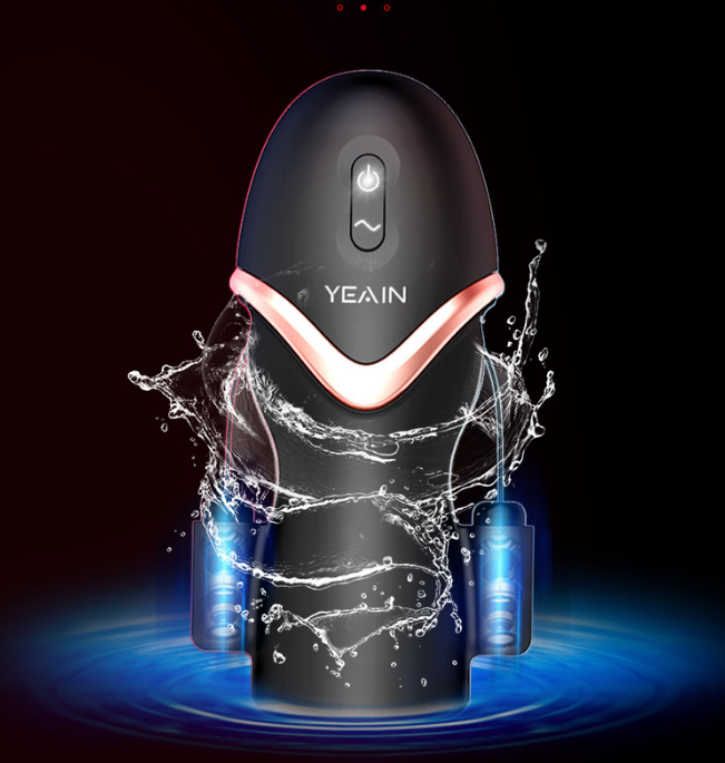 Masturbation Cup 10 Thrusting Masturbator with 3D Textured Vagina