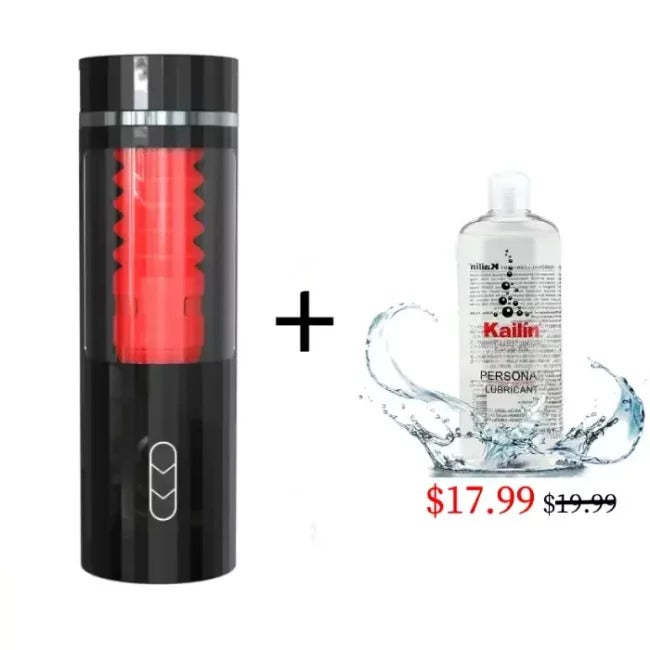 Fully Automatic 7 Telescopic Vibration Intelligent Male Masturbator Cup