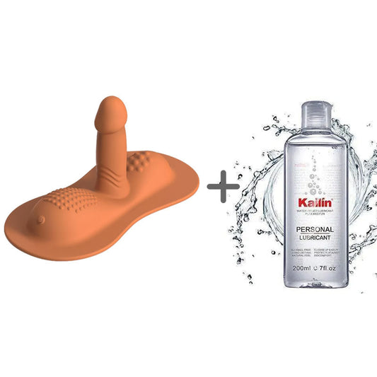 Buyging 10 Vibration Modes Sit and Ride Vibrator Clit Anal G-spot Double Stimulator